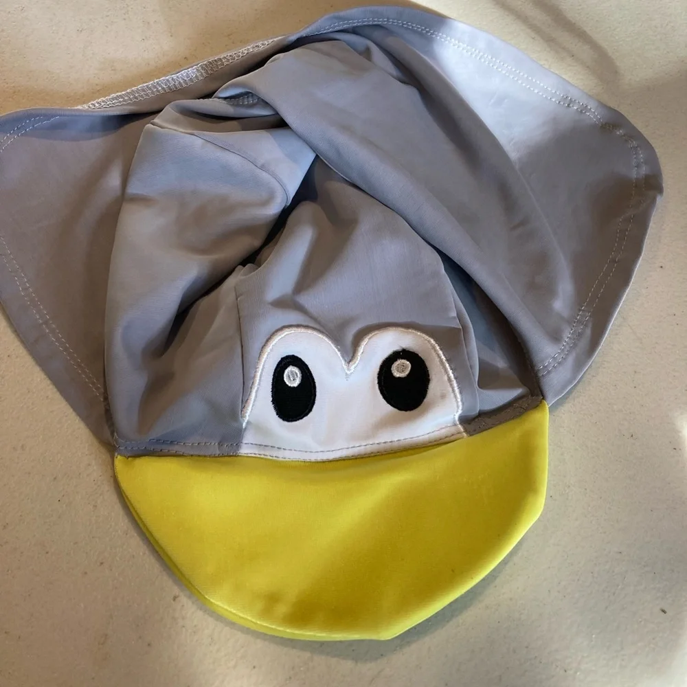 Toddler sun hat for pool or beach or yard protects neck